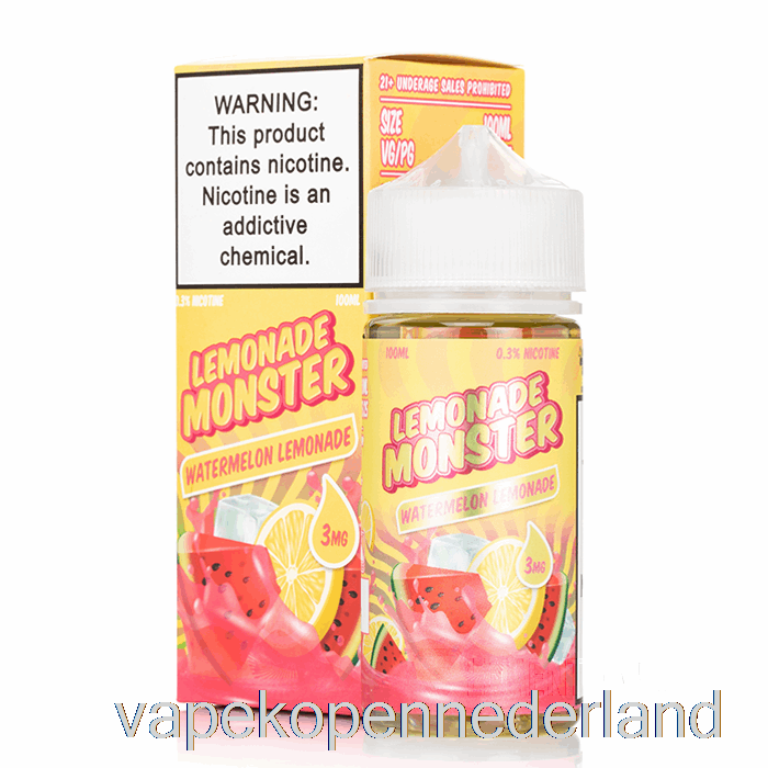 Vape Nederland Watermeloen Limonade - Limonade Monster - 100ml 3mg